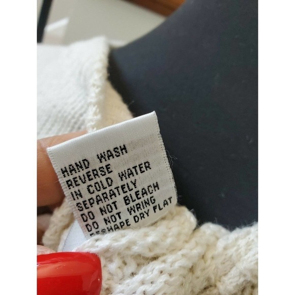 VTG Victoria Women Ramie & Cotton Scoop Neck Long Sleeve Soft Sweaters - Picture 9 of 10